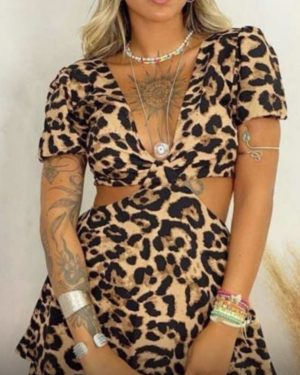 Macaquinho Animal Print